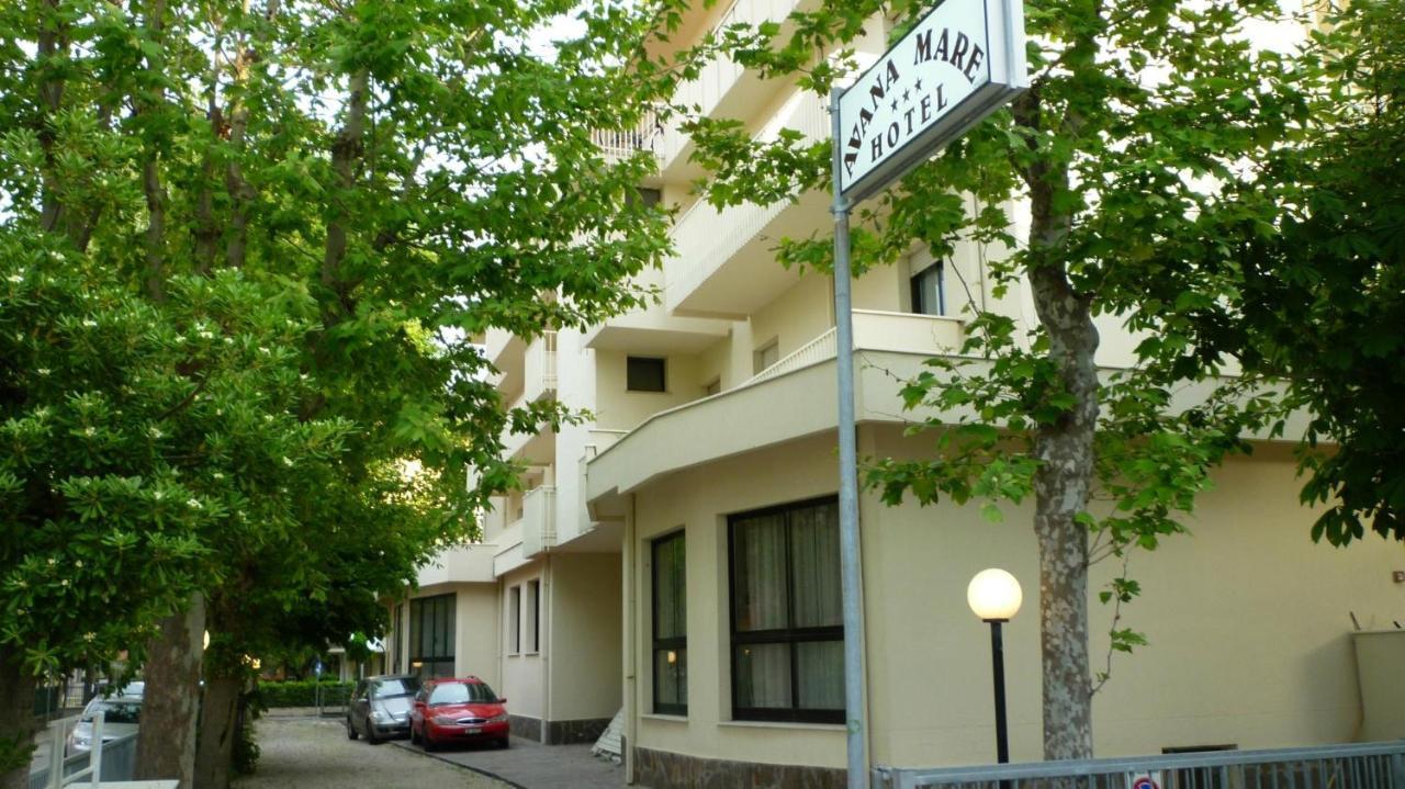 Hotel Avana Mare Rímini Exterior foto